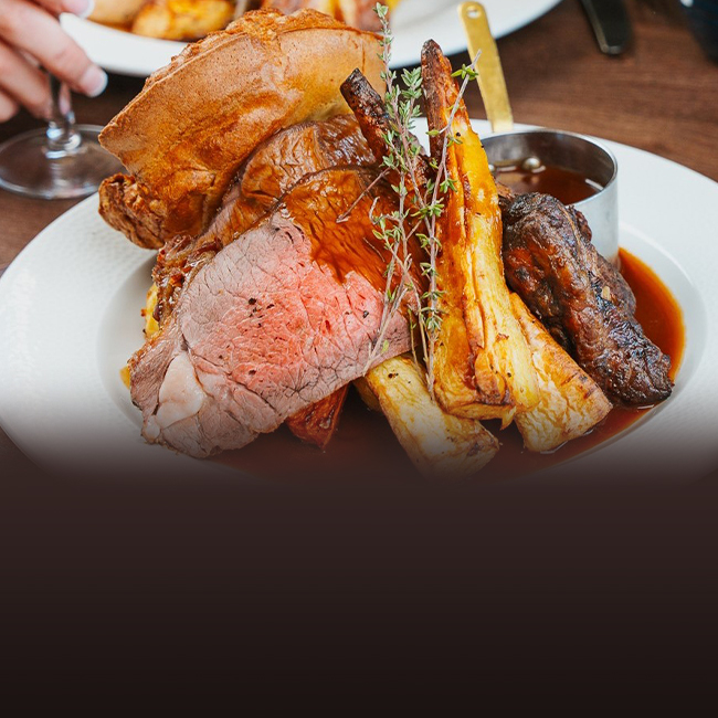 Sunday menu at The White Hart