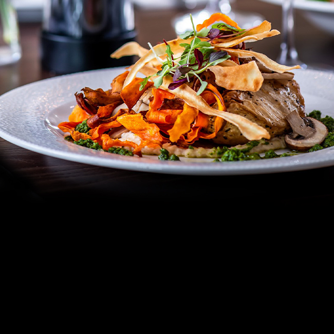 Vegan menu at The White Hart