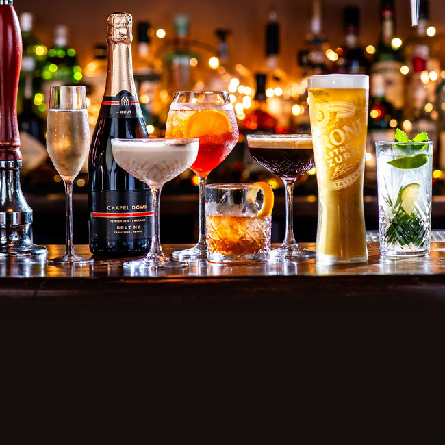 Wine & Drinks menu at The White Hart