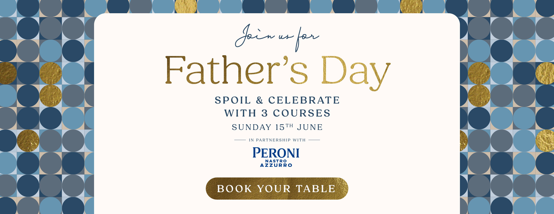 Father’s Day menu Westerham